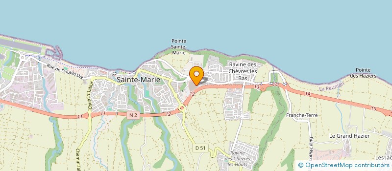 localisation de l'entreprise ALPAGE & CO LA RESERVE à SAINTE-MARIE