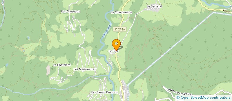 localisation de l'entreprise ALPAGE LES AROLLES à BEAUFORT