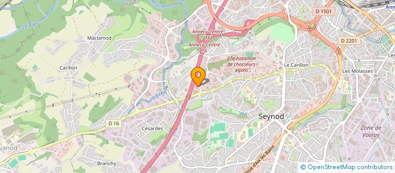 localisation de l'entreprise ALPAGEL ANNECY  ANNECY