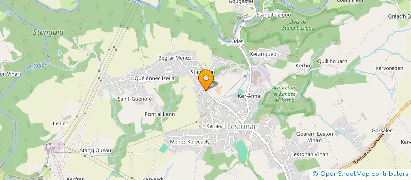 localisation de l'entreprise ALPAHAUT  ERGUE-GABERIC