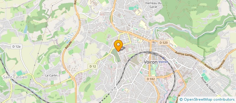 localisation de l'entreprise ALPAJ-IMMO  VOIRON