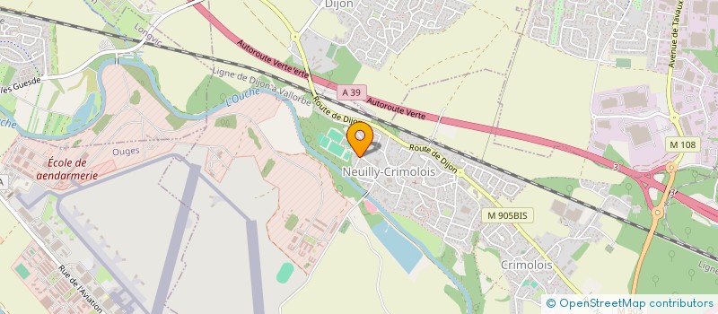 localisation de l'entreprise ALPAJE  NEUILLY-CRIMOLOIS