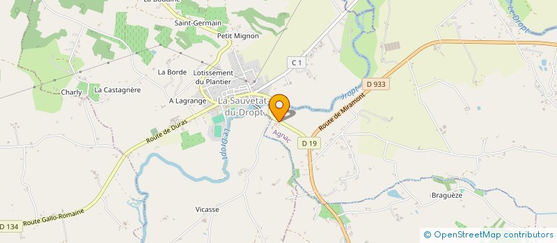 localisation de l'entreprise ALPAJES  AGNAC