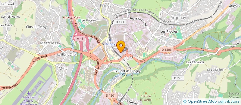 localisation de l'entreprise ALPAL à ANNECY