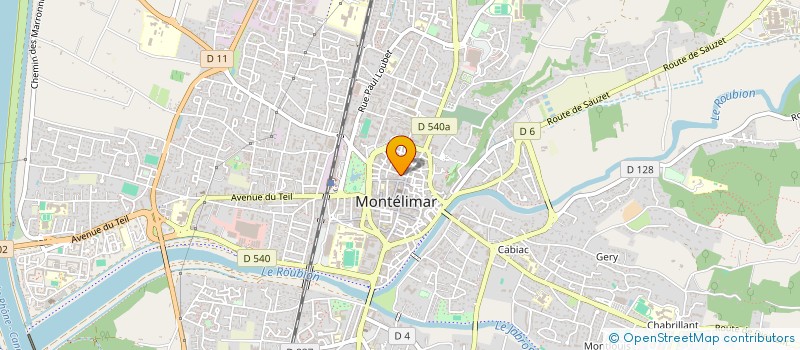 localisation de l'entreprise ALPAL à MONTELIMAR