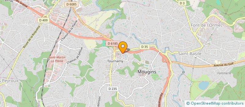 localisation de l'entreprise ALPAL TECHNIC à MOUGINS