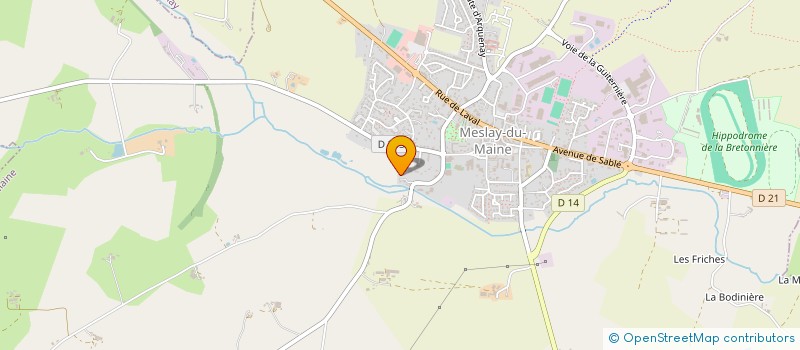 localisation de l'entreprise ALPALARO  MESLAY-DU-MAINE