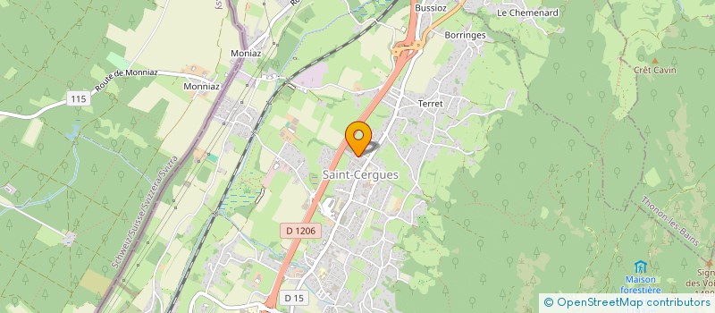 localisation de l'entreprise ALPALOZ  CHENS-SUR-LEMAN