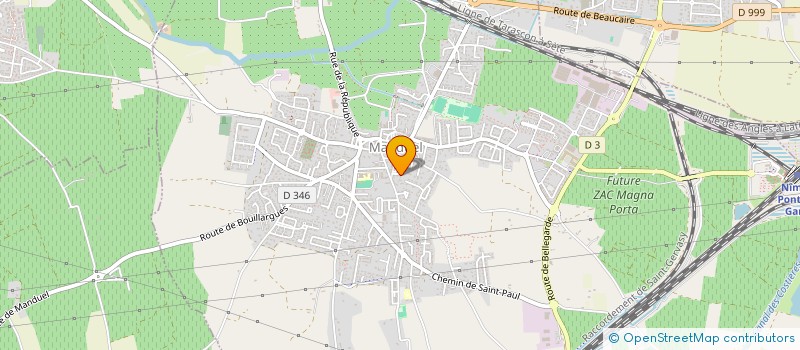 localisation de l'entreprise ALPAMA  MANDUEL