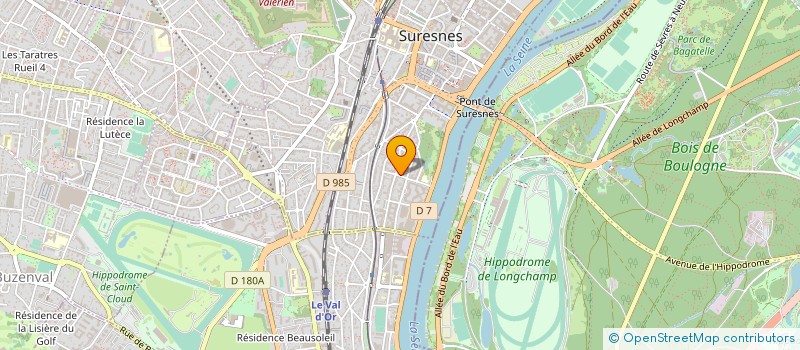 localisation de l'entreprise ALPAMA à SURESNES