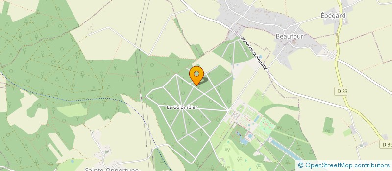 localisation de l'entreprise ALPAMA-F  SAINTE-OPPORTUNE-DU-BOSC