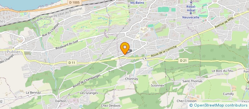 localisation de l'entreprise ALPAMENTON  EVIAN-LES-BAINS