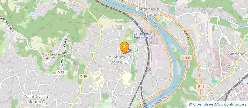 localisation de l'entreprise ALPAMIG  COLLONGES-AU-MONT- D OR