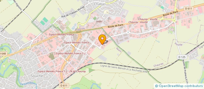 localisation de l'entreprise ALPAMILEA  NIORT