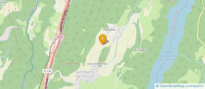 localisation de l'entreprise ALPAQUIER  SAINT-MARTIN-DE-LA-CLUZE