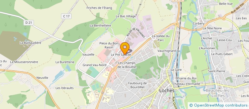 localisation de l'entreprise ALPARIS FRANCE à LOCHES