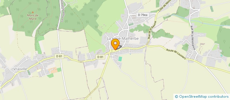 localisation de l'entreprise ALPARIV à LA HAYE-MALHERBE