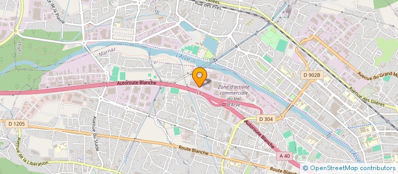 localisation de l'entreprise ALPASET à SCIONZIER