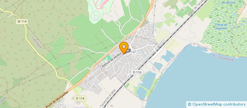 localisation de l'entreprise ALPAU PECHE à FRONTIGNAN