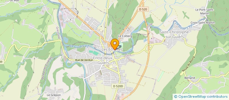 localisation de l'entreprise ALPAVELO  LES ECHELLES