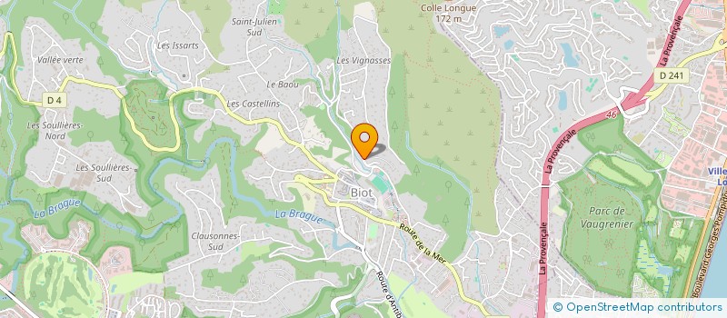 localisation de l'entreprise ALPAZ  BIOT