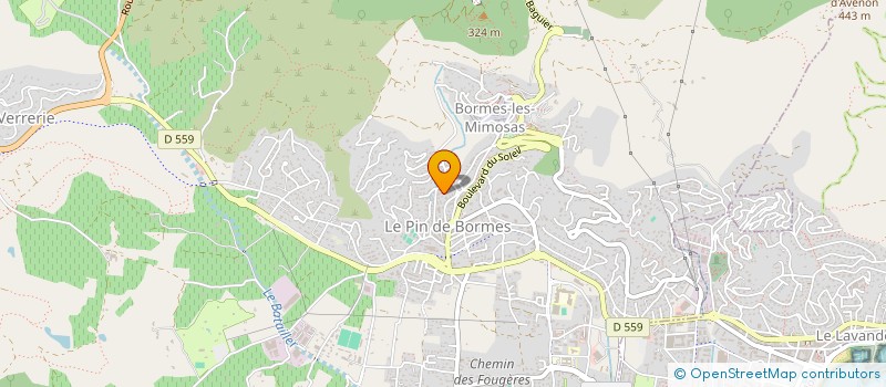 localisation de l'entreprise ALPAZUR à BORMES-LES-MIMOSAS
