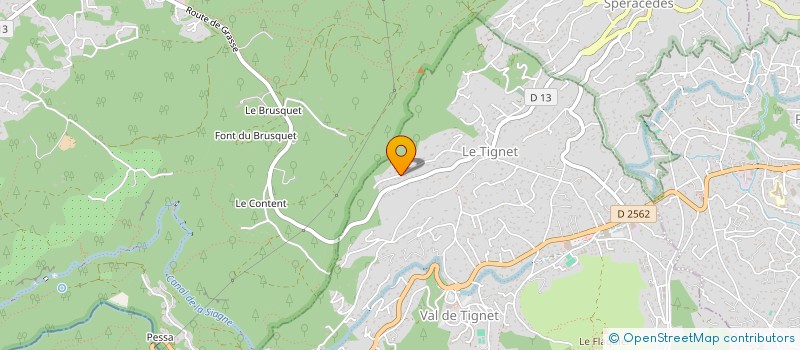 localisation de l'entreprise ALPAZUR DIAG à LE TIGNET