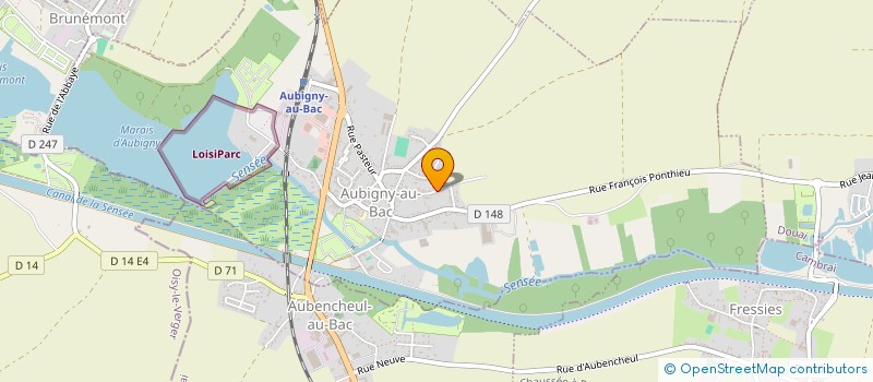 localisation de l'entreprise ALPBENOIT à AUBIGNY-AU-BAC