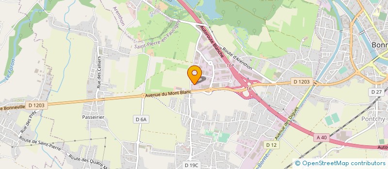 localisation de l'entreprise ALPBUS FOURNIER  SAINT-PIERRE-EN-FAUCIGNY