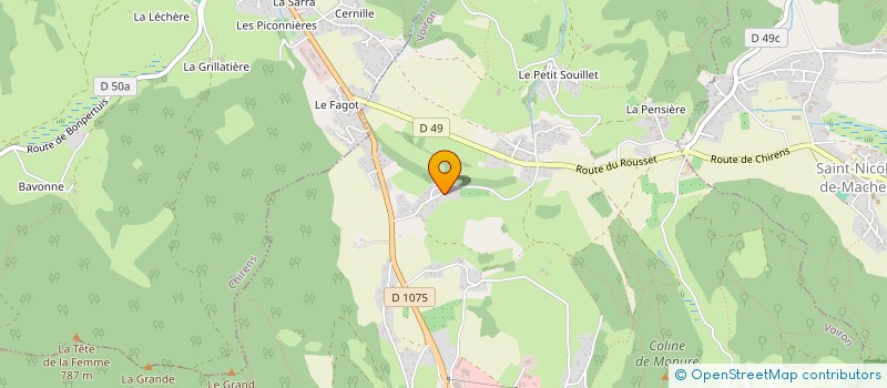 localisation de l'entreprise ALPCAD à VOIRON