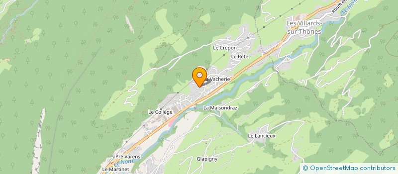 localisation de l'entreprise ALPCAT MEDIAS  THONES