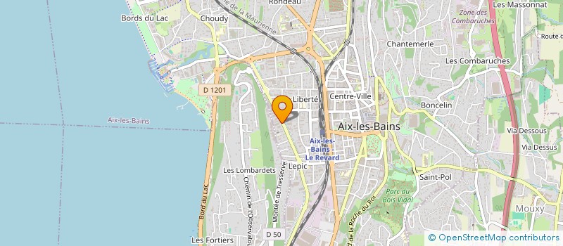localisation de l'entreprise ALPCORE à AIX-LES-BAINS
