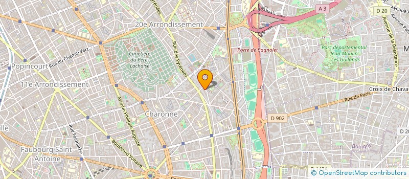 localisation de l'entreprise ALPE  PARIS