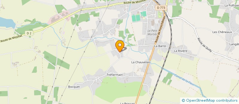 localisation de l'entreprise ALPE 4  SAINT-GILDAS-DES-BOIS