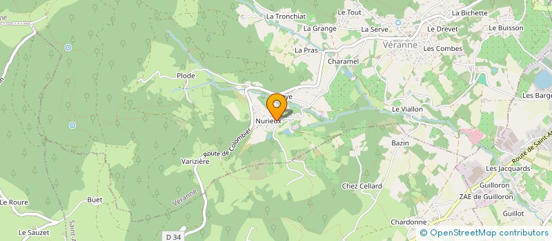 localisation de l'entreprise ALPE à ROISEY
