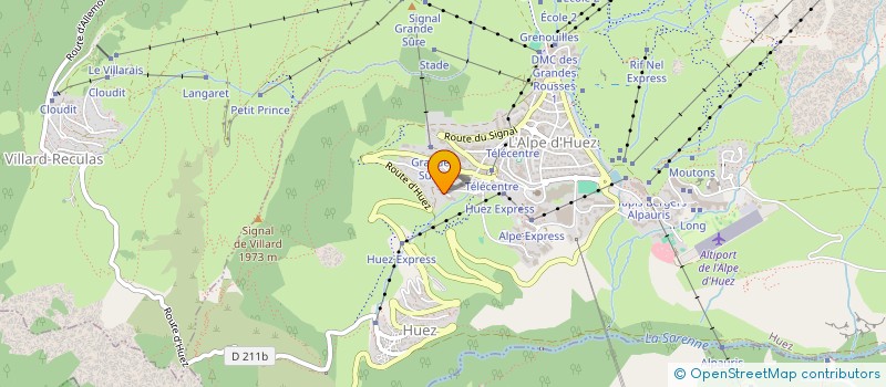localisation de l'entreprise ALPE D'HUEZ COMEDY SHOW  HUEZ