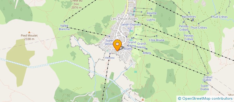 localisation de l'entreprise ALPE DEPANNAGE  LES DEUX ALPES