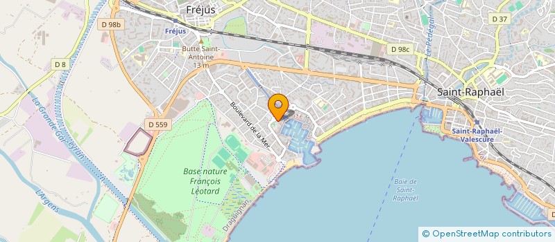 localisation de l'entreprise ALPE DEVELOPPEMENT à FREJUS