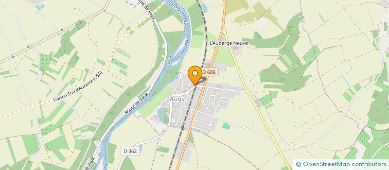 localisation de l'entreprise ALPE HOLDING  AUGY