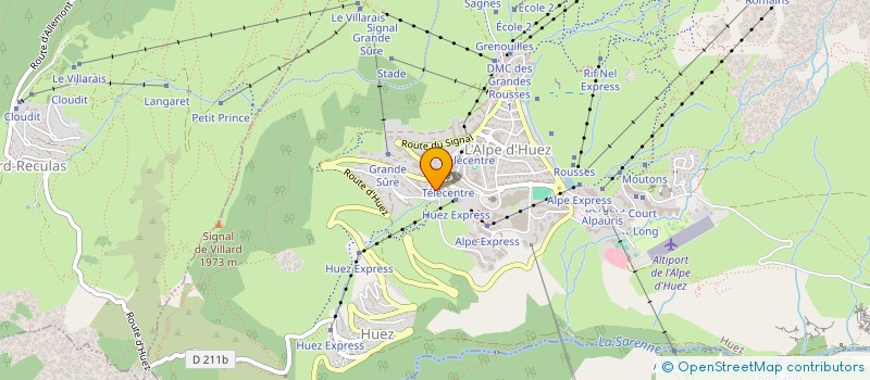 localisation de l'entreprise ALPE JNPG à HUEZ