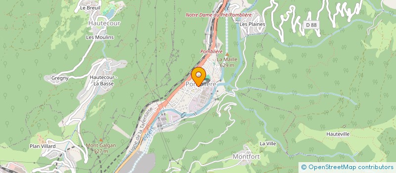 localisation de l'entreprise ALPE VOYAGE  SAINT-MARCEL