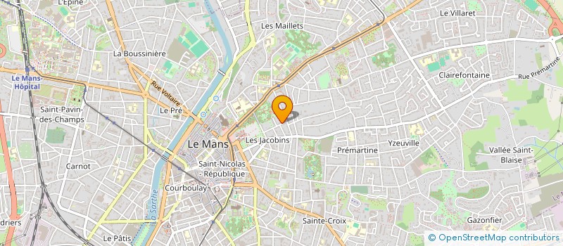 localisation de l'entreprise ALPEAK 72  LE MANS