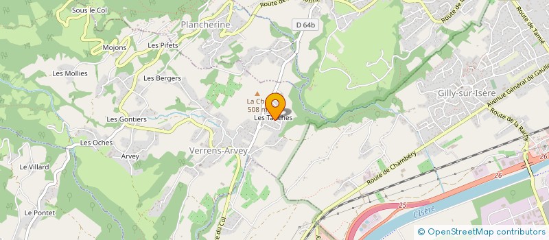 localisation de l'entreprise ALPECOBAT à VERRENS-ARVEY