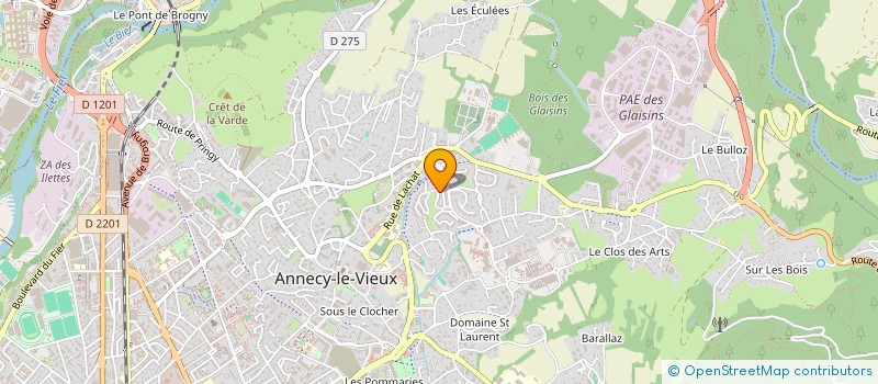 localisation de l'entreprise ALPEGONE à ANNECY