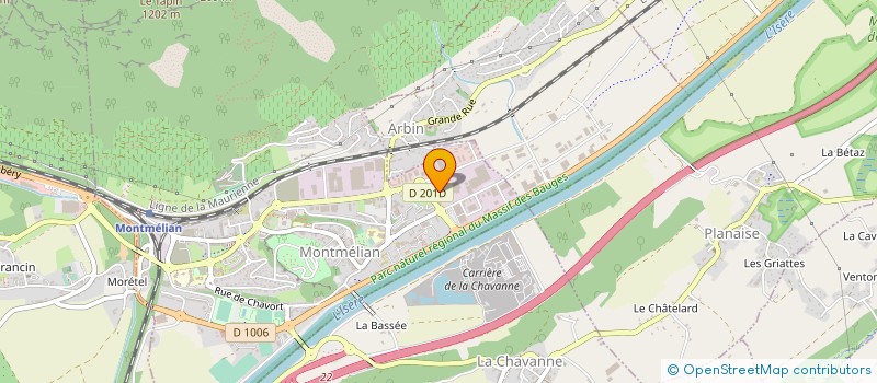 localisation de l'entreprise ALPEINTURE  MONTMELIAN