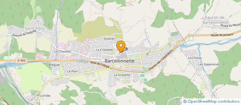 localisation de l'entreprise ALPEMED  BARCELONNETTE