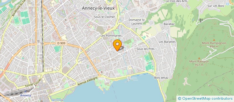 localisation de l'entreprise ALPEN IMMOBILIER à ANNECY