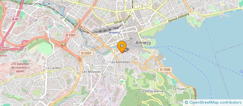 localisation de l'entreprise ALPEN ROC à ANNECY
