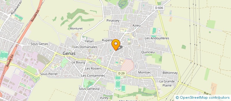 localisation de l'entreprise ALPEO à GENAS