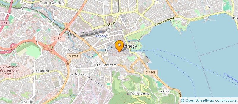 localisation de l'entreprise ALPES AFG à ANNECY